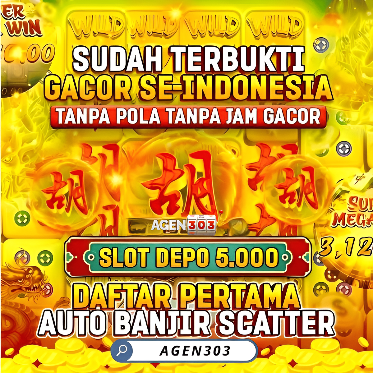 Agen303: Situs Slot Online Gacor Hari Ini dengan Jackpot Terbesar 2024